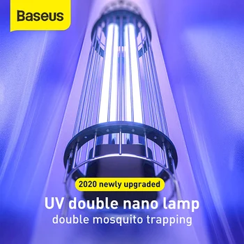 Baseus Lumina UV Mosquito Killer Lampa Fotocatalitice Respingător Dăunătorilor Capcana Grădină Curti de Lumina Lanterna Led-uri de Țânțari Zapper