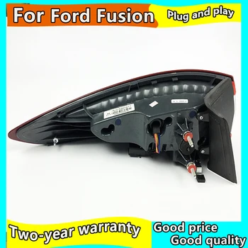 Auto Styling Coada de Lumină Caz Pentru Ford Fusion Stopuri 2013-2016 Mondeo CONDUS Lampă spate Lampă Spate DRL+Frana+Parcare+lumina de Semnalizare