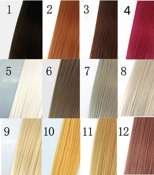 30 60 cm BJD peruca Blyth temperatură ridicată de fibre BJD SD parul lung ondulat peruca papusa 1/3 1/4 1/6 1/8 pot fi personalizate in 24 de culori