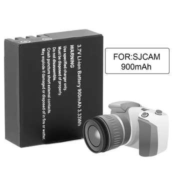 3.7 V 900mAh acumulator Li-ion SJCAM SJ4000 SJ5000 SJ6000 Bateria SJ7000 SJ8000 SJ9000 Sport Camera DV Accesorii