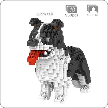 Desene animate Animal Magic Blocks Câine Mini Teckel Teddy Husky Figura Model Mini Asamblate Mirco Cărămizi de Construcție cu Brock Jucarii