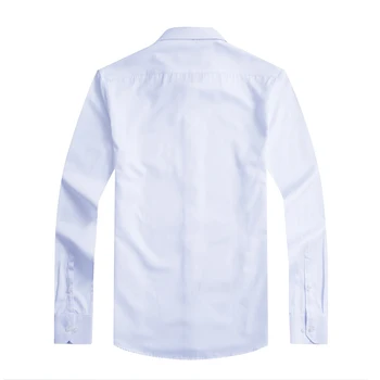ELUNO Fierbinte de Vânzare de Înaltă Calitate pentru Bărbați Tricou Maneca Lunga Solid de Cauzalitate Formală de Afaceri Tricou Marca Man Dress Shirt EUR Dimensiuni Mari, XXL
