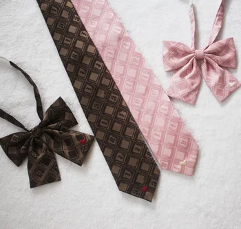 Ciocolata Placa Britanic Drăguț Japoneză Școală de Fete si Baieti JK Uniformă Papion Elevii Gât Cravată Cosplay 3 Culori