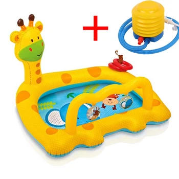 Piscina gonflabila pentru copii copil pvc scaun pentru copii piscina pentru copii sugari baie gonflabila piscina pentru copii acasă girafa plastic