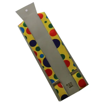 2,5 cm Unisex pentru Adulti Clovn Suspensor Tinutele Colorate Dot Imprimare Reglabil Centura de Partid Decor de Performanță Etapă Prop