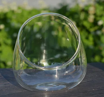 1 BUC 2 dimensiune Oblic gura sticlă moss cărnoase micro peisaj ecologic micro peisaj sticla vaza de sticla meserii JY 1187