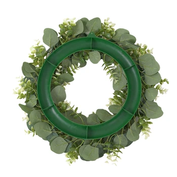 44cm Artificial Verde Coronita Ghirlanda de Crăciun Pandantiv Decor Acasă DIY Ghirlande Agățat Ușă, Fereastră, Perete Decoracion