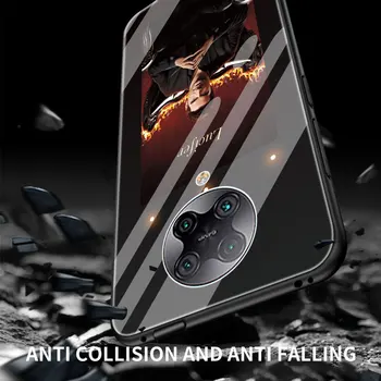 Sticlă călită Telefon Caz Pentru Xiaomi Mi 11 Poco X3 NFC F2 Pro M2 10T 9T Nota 10 Lite CC9E Acoperi Coque Fundas TV American Lucifer