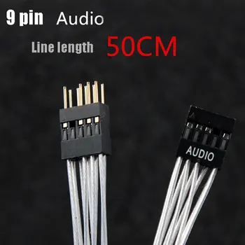 Noul Computer Cabluri Conectori din Față a carcasei USB Placa de baza cu 9 Pini Șasiu Audio Cablu de Extensie Dada Cablu de Transfer