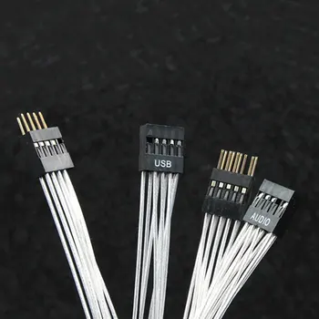 Noul Computer Cabluri Conectori din Față a carcasei USB Placa de baza cu 9 Pini Șasiu Audio Cablu de Extensie Dada Cablu de Transfer