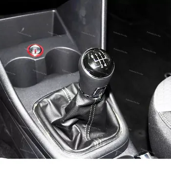 6CD711113B 5 Viteza Schimbătorului de Viteze cu mâner din Piele PU pentru Schimbătorului de Viteze Capac Pentru VW POLO 2011 2012 2013 2017
