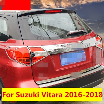 Pentru Suzuki Vitara 2016-2018 Portbagajul din Spate Hayon Tapiterie Usa de Turnare Boot Decoreaza Rama Capac decor Exterior Accesorii Auto