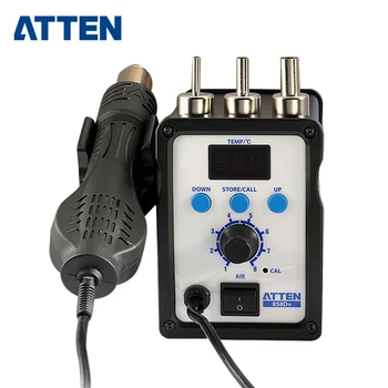 ATTEN AT858D+ 700W Aer Cald Stația de Rework Ventilator Tip Pompa 110V/220V LED Digital Stație de Lipire cu Aer Cald Pistol pentru BGA IC Dezlipit