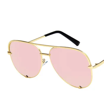 LeonLion 2021 Epocă de Lux Pilot ochelari de Soare Femei/Bărbați de Călătorie de Metal Retro Ochelari de vedere Pentru Femei Clasic Gafas De Sol Mujer UV400