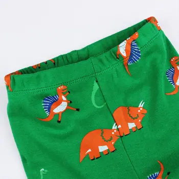 Haine de iarna Copii Baby Boy Fete Dinozaur Set de Pijama T-shirt îmbrăcăminte de noapte Pijamale Homewear
