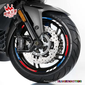 Pentru KYMCO Xciting 250 300 400 Motocicleta Roata Decalcomanii Autocolante Reflectorizante Impermeabile Rim Motocicleta Potrivita