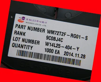 100piesă/lot pentru reparații TV LCD LED backlight Articolul lampă coreean WOOREE Led-uri SMD 7020 3V alb Rece cu diode emițătoare de lumină