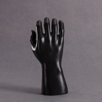 1 buc Negru Alb Galben Culoarea Pielii Manechin Barbat Mână de Manechin Bijuterii Deget Unghiilor Ceas Inel Brățară Mănuși de Afișare Model de Mână