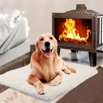2020 Iarna Auto-încălzire Câine de Companie Mat Cald Cat Covor Cald Pad Pătură de Siguranță, Fără Plug, Masina de 60/90cm Perna