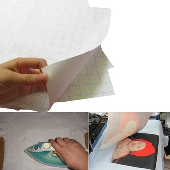 10 /20/30/50/100PcsT-Shirt de Imprimare Hârtie de Fier pe Hârtie A4 Inkjet Imprimante Durabil de Transfer Termic Hârtie Diy Textile Lumină Imagine