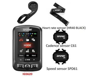 NOI Accesorii pentru Biciclete iGPSPORT IGS620 GPS Calculatorul de Ciclism Vitezometru titularul Monitor de Ritm Cardiac în aer liber Accesorii