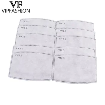 VIP FASHAION 50pcs/Lot PM2.5 Filtru Copil Gura Masca Anti Ceata Masca De Hârtie De Filtru