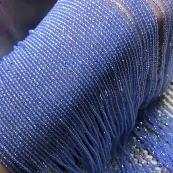 Naturale Cristal Moda Albastru stone Fata de Fotbal Pierde Margele DIY Brățară Colier Clavicula Lanț Anklet Accesorii Bijuterii