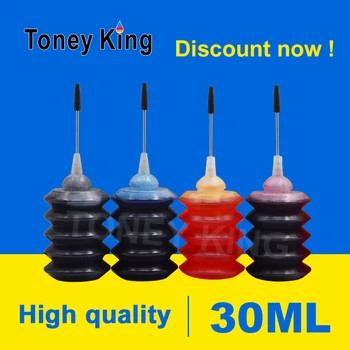 Toney King 4 Sticla de 30ml Printer Tinta de Cerneală Kituri de Refill Pentru imprimanta inkjet Epson T1281 T0921 T0731 T0631 T1631 T0711 T1811 T1971 Cartușe
