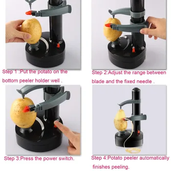 Electric Multifunctional De Legume Fructe Cuțit De Curățat Cartofi Peelers Mașină Automata Peeling Mașină