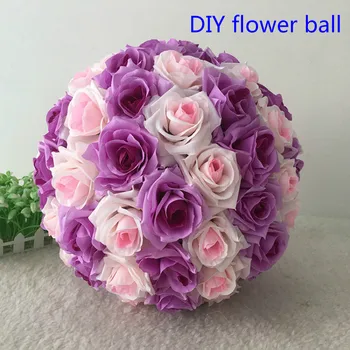 5PCS artificiale de flori de plastic cu balonul rotund accesorii magazin fereastră decorare fals DIY nunta flori artificiale minge de flori mingea