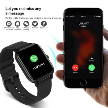 2019 Nou de 1.4 inch Ceas Inteligent Oameni Complet Tactil de Fitness Tracker Tensiunii Arteriale Smartwatch Femei GTS Smartwatch pentru IPhone/Xiaomi