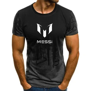 2020 Messi oameni noi moda sport fitness camuflaj cu maneci scurte T-shirt de vară personalitate Messi de imprimare T-shirt