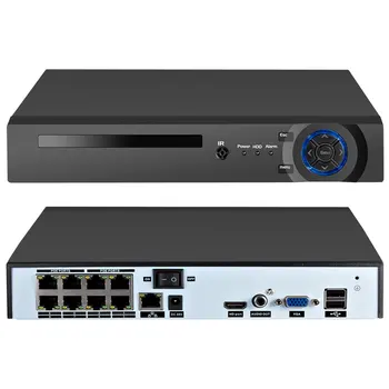 KERUI Kit 4CH POE NVR HD 5MP de Securitate Acasă de recunoaștere a Feței Camera IP prin Cablu CCTV de Exterior Waterpfoof WIFI Alarmă de Mișcare Kit NVR