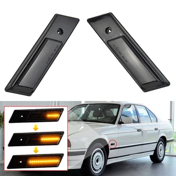 LED-uri de poziție Laterale Lumina de Semnalizare Pentru BMW E32 E34 E36 1990-1996 3 5 7 Seria Dinamică Secvențială Indicator Lampă de Semnalizare