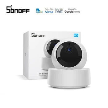 SONOFF GK-200MP2-B 1080p Wireless Smart IP Camera 360 de Acoperire IR Viziune de Noapte 2-Way de Securitate Baby Monitor Camera de Supraveghere