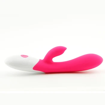 Jucarii sexuale pentru o femeie Vibrator punctul G Vibrator Dual Vibration Vagin, Clitoris Silicon rezistent la apa adult sex toys 7 Viteza