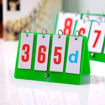 PVC tabloul de bord digit pentru eveniment sportiv tabla de joc pliabil și portabil cataramă de metal farfurie de plastic două culori