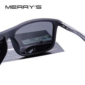 MERRYS DESIGN Bărbați Polarizat ochelari de Soare Patrati de Sport în aer liber Masculin Ochelari de Aluminiu Aviației Picioarele Protecție UV400 S8132