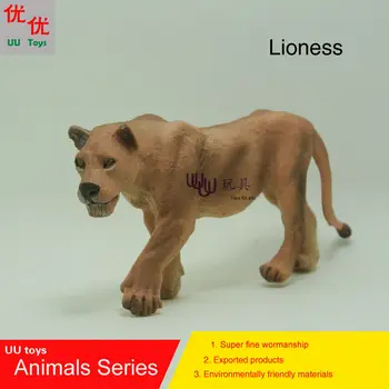 Hot toys:Leoaică model de Simulare de Animale pentru copii jucarii copii educative elemente de recuzită