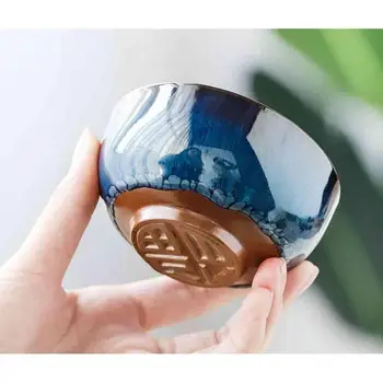 1 Buc Ceramică Chinezească Ceașcă De Ceai Spart Gheața Glazura Cupa Kung Fu Teaset Mici De Porțelan Castron De Ceai Ceașcă De Ceai Accesorii Drinkware