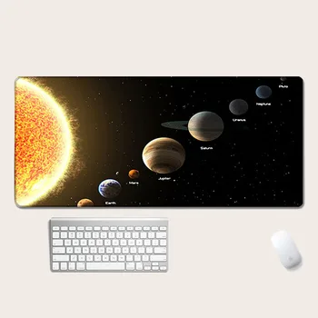 Noi Supradimensionate Super Lung De Blocare Marginea Sistemului Solar, Internet Cafe Mouse-Pad Extins Îngroșa Birou Calculator Pad Tastatură, Mouse-Pad