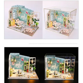 Model în miniatură DIY Păpușă Marionetă Casa Mini-Accesorii pentru Mobilier Trimite Ziua de nastere Jucărie Cadouri Pentru Prieteni Și Familie