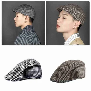 Moda Spic vânzător de ziare Baker Băiat Tweed Cap Plat Mens Gatsby Pălărie de Designer de Lux Cappello da donna Bereta Femme