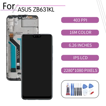 Original Pentru ASUS Zenfone Max Pro M2 ZB631KL LCD Touch Ecran Digitizor de Asamblare Pentru Asus zb631kl Display cu Rama de Înlocuire