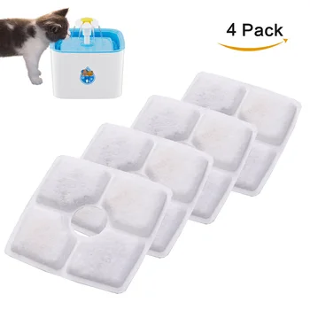 4buc/Set Puppy Fantana de Apa cu Filtru de Carbon activ Special Pentru Câine Pisică Automate de alimentare cu Apă Accesorii Pet Feeder Filtru