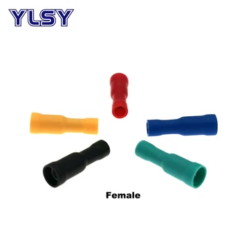 100buc Masculin Feminin Glonț Izolate Conectorului de Sertizare Terminale cabluri Electrice Cablu Plug MPD/FRD1.25-156 2-156 manșoane 22-14AWG