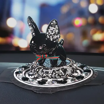 2020 Masina Noua Decoratiuni Interioare Desene Animate Drăguț Roșu Net Câine Norocos Ornament Personalitate Creatoare Diamant Consola Centrală Decor