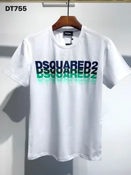 De peste mări Autentic 2020 NOU T-Shirt D2 O-Gât Scurt, tricouri cu maneca Topuri DSQ2 Îmbrăcăminte pentru Bărbați DT755