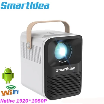 SmartIdea nativa full hd 1920 x 1080p proiector inteligent android wifi bluetooth joc video 3D proyector digital home theater beamer