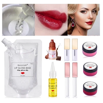 Luciu de buze DIY Hidratare LipGloss Bază de Gel Lip Glaze Face Kit-ul de Siguranță Handmade Cosmetice de Lungă Durată Lipgloss Set